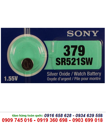 Sony SR521SW-379, Pin Sony SR521SW-379 silver oxide 1.55v chính hãng